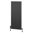 Eastbrook Withington Aluminium Vertical Radiator 470mm x 1200mm - Matt Anthracite - 89.0965 - TAP 'N' SHOWER