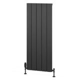 Eastbrook Withington Aluminium Vertical Radiator 470mm x 1200mm - Matt Anthracite - 89.0965 - TAP 'N' SHOWER