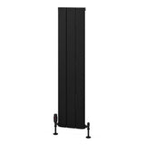 Eastbrook Withington Aluminium Vertical Radiator 280mm x 1200mm - Matt Black - 89.0984 - TAP 'N' SHOWER