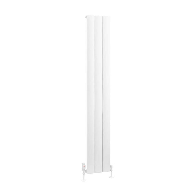 Eastbrook Tordino Aluminium Vertical Radiator 280mm x 1800mm - Matt White - 89.1205 - TAP 'N' SHOWER