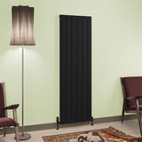 Eastbrook Tordino Aluminium Vertical Radiator 565mm x 1800mm - Matt Anthracite - 89.1235 - TAP 'N' SHOWER