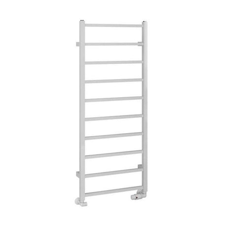 Eastbrook Tuscan Square Towel Radiator 500mm x 1200mm - Gloss White - 89.1246 - TAP 'N' SHOWER