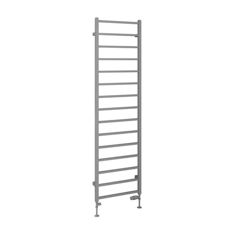 Eastbrook Tuscan Square Towel Radiator 500mm x 1800mm - Matt Grey - 89.1254 - TAP 'N' SHOWER