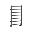Eastbrook Tuscan Square Towel Radiator 500mm x 800mm - Matt Anthracite - 89.1256 - TAP 'N' SHOWER