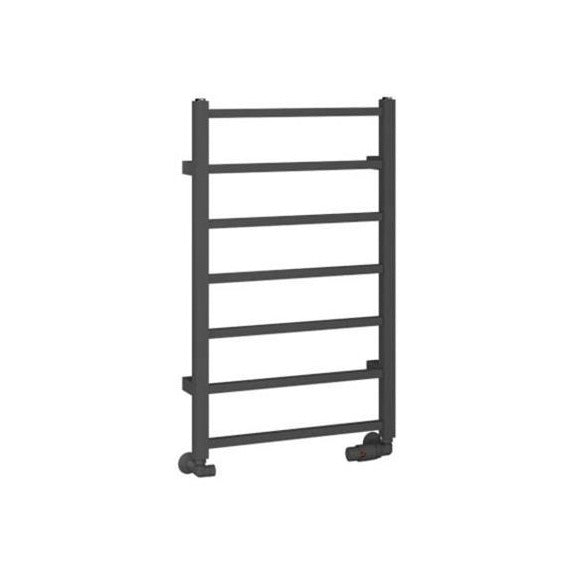 Eastbrook Tuscan Square Towel Radiator 500mm x 800mm - Matt Anthracite - 89.1256 - TAP 'N' SHOWER