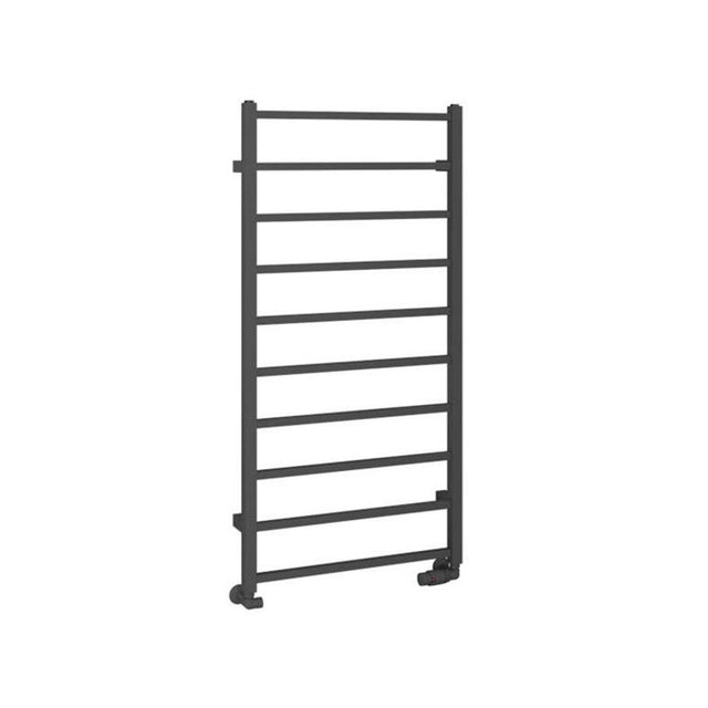 Eastbrook Tuscan Square Towel Radiator 600mm x 1200mm - Matt Anthracite - 89.1259 - TAP 'N' SHOWER