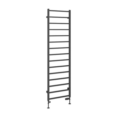 Eastbrook Tuscan Square Towel Radiator 500mm x 1800mm - Matt Anthracite - 89.1260 - TAP 'N' SHOWER