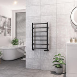 Eastbrook Tuscan Square Towel Radiator 500mm x 800mm - Matt Black - 89.1262 - TAP 'N' SHOWER