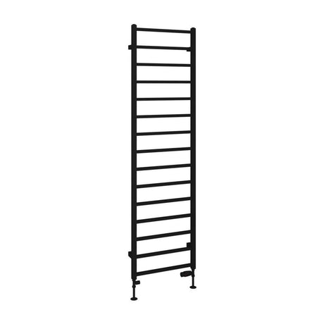 Eastbrook Tuscan Square Towel Radiator 500mm x 1800mm - Matt Black - 89.1266 - TAP 'N' SHOWER