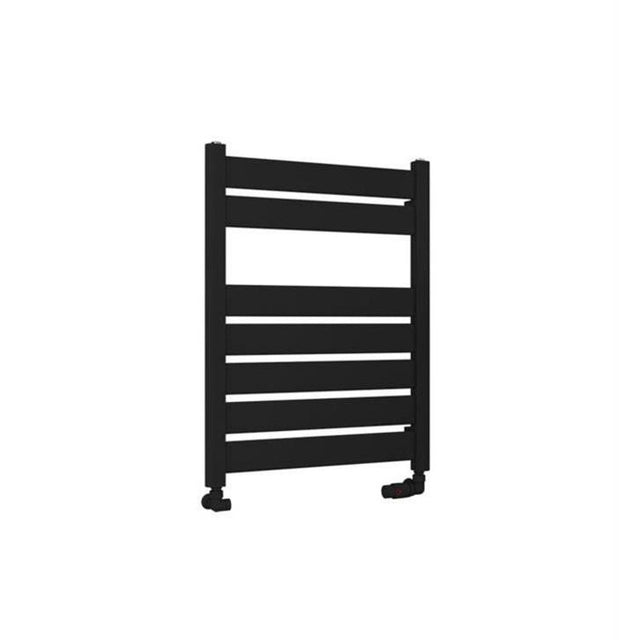 Eastbrook Santero Designer Towel Radiator 600mm x 800mm - Matt Black - 89.1317 - TAP 'N' SHOWER