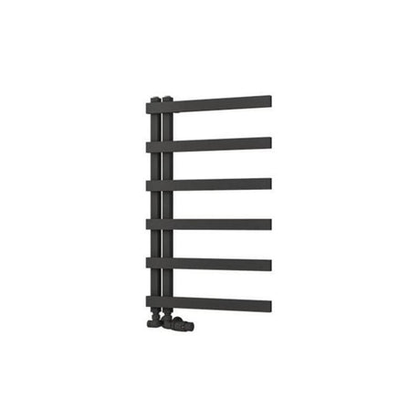 Eastbrook Platani Designer Towel Radiator 500mm x 800mm - Matt Anthracite - 89.1340 - TAP 'N' SHOWER