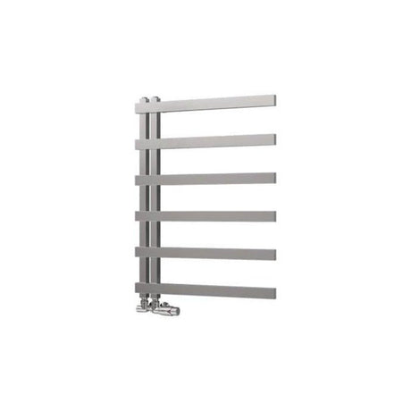Eastbrook Platani Designer Towel Radiator 600mm x 800mm - Matt Chrome - 89.1353 - TAP 'N' SHOWER