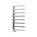 Eastbrook Platani Designer Towel Radiator 600mm x 1150mm - Matt Chrome - 89.1355 - TAP 'N' SHOWER