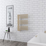 Eastbrook Reinbach Designer Towel Radiator 600mm x 800mm - Matt Cappuccino - 89.1365 - TAP 'N' SHOWER