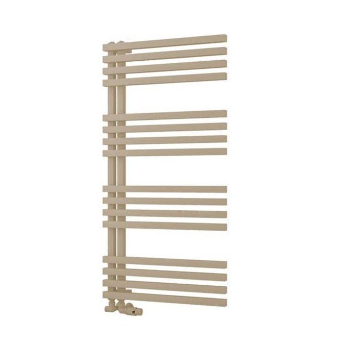 Eastbrook Reinbach Designer Towel Radiator 600mm x 1200mm - Matt Cappuccino - 89.1367 - TAP 'N' SHOWER