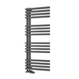 Eastbrook Reinbach Designer Towel Radiator 500mm x 1200mm - Matt Anthracite - 89.1378 - TAP 'N' SHOWER