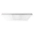 Eastbrook Witney Radiator Cover Cap Set 1230mm - Chrome - 89.1410 - TAP 'N' SHOWER