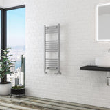 Eastbrook Wingrave Straight Multirail Towel Radiator 400mm x 1000mm - Matt Grey - 89.1420 - TAP 'N' SHOWER