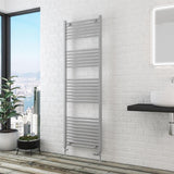 Eastbrook Wingrave Straight Multirail Towel Radiator 600mm x 1800mm - Matt Grey - 89.1438 - TAP 'N' SHOWER