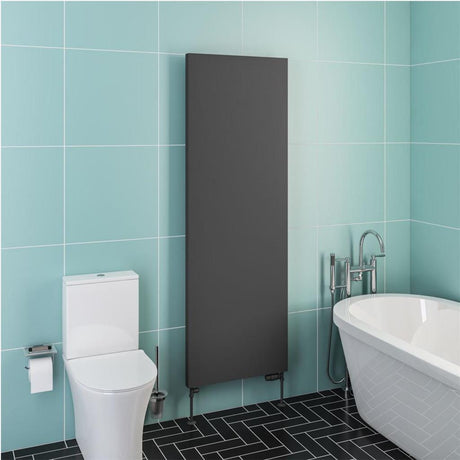 Eastbrook Wingrave Flat Panel Designer Radiator 610mm x 1800mm - Matt Anthracite - 89.1466 - TAP 'N' SHOWER