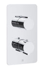 JTP Curve Thermostatic Concealed 1 Outlet Shower Valve - Chrome - 72651