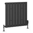 Eastbrook Addington Type10 Designer Radiator 600mm x 588mm - Matt Anthracite - 91.0021 - TAP 'N' SHOWER