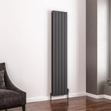 Eastbrook Addington Type20 Designer Radiator 1800mm x 366mm - Matt Anthracite - 91.0039 - TAP 'N' SHOWER