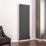 Eastbrook Addington Type20 Designer Radiator 1800mm x 588mm - Matt Anthracite - 91.0042 - TAP 'N' SHOWER