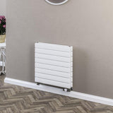 Eastbrook Addington Type21 Horizontal Designer Radiator 588mm x 600mm - Gloss White - 91.0043 - TAP 'N' SHOWER