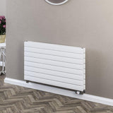 Eastbrook Addington Type21 588mm x 1000mm Horizontal Designer Radiator - Gloss White - 91.0045 - TAP 'N' SHOWER