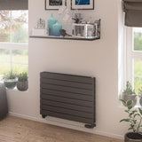 Eastbrook Addington Type21 Horizontal Designer Radiator 588mm x 800mm - Matt Anthracite - 91.0048 - TAP 'N' SHOWER