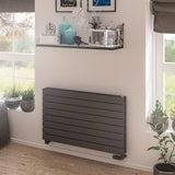 Eastbrook Addington Type21 Horizontal Designer Radiator 588mm x 1000mm - Matt Anthracite - 91.0049 - TAP 'N' SHOWER