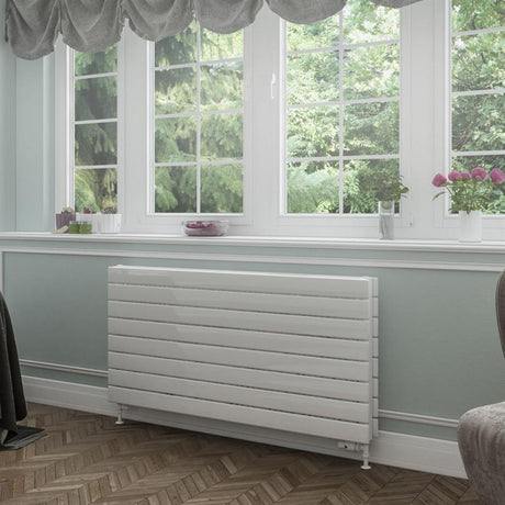 Eastbrook Addington Type22 Horizontal Designer Radiator 588mm x 1200mm - Gloss White - 91.0054 - TAP 'N' SHOWER