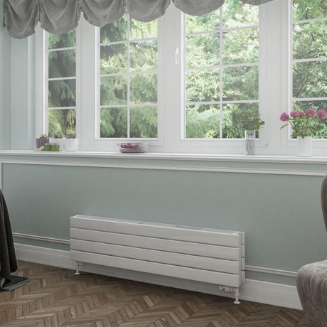 Eastbrook Addington Type22 Horizontal Designer Radiator 292mm x 1200mm - Gloss White - 91.0055 - TAP 'N' SHOWER