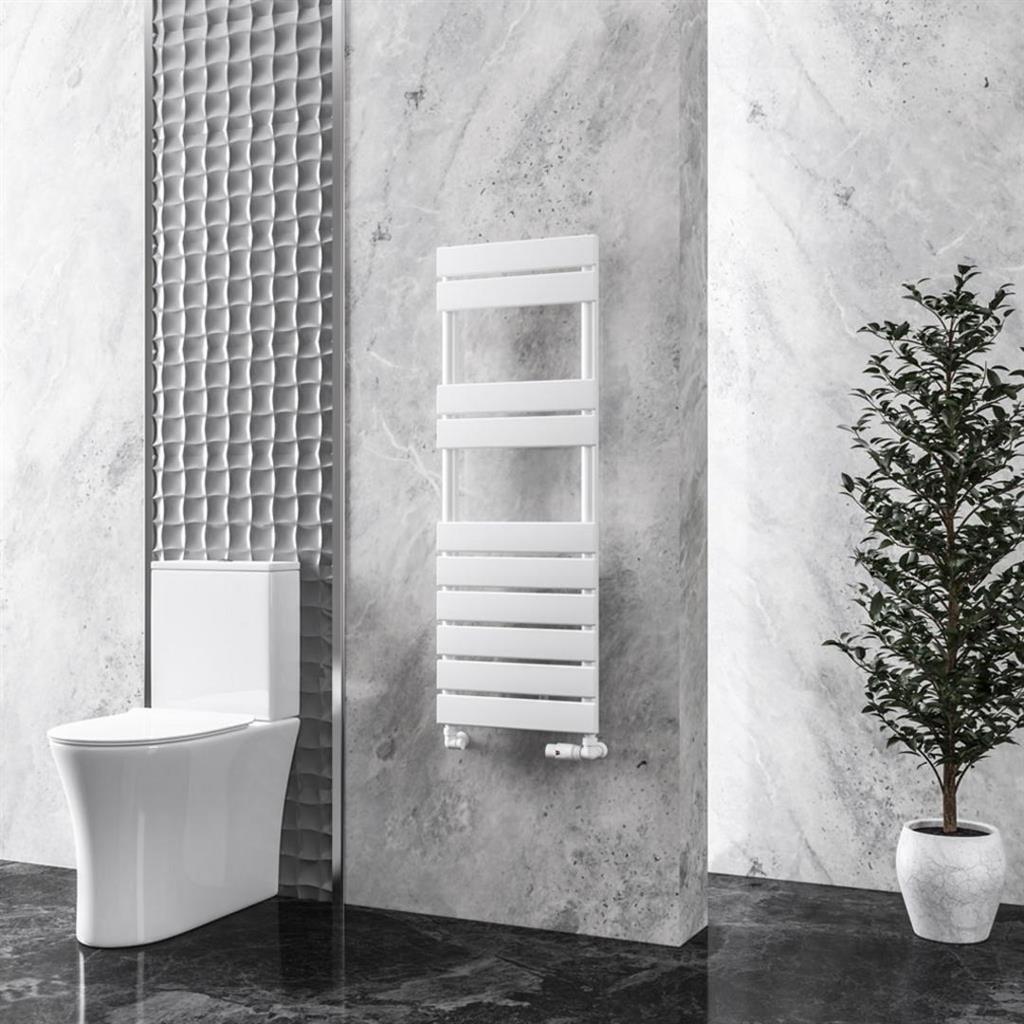 Eastbrook Addington Type10 Designer Towel Radiator 1110mm x 400mm - Gloss White - 91.0062 - TAP 'N' SHOWER