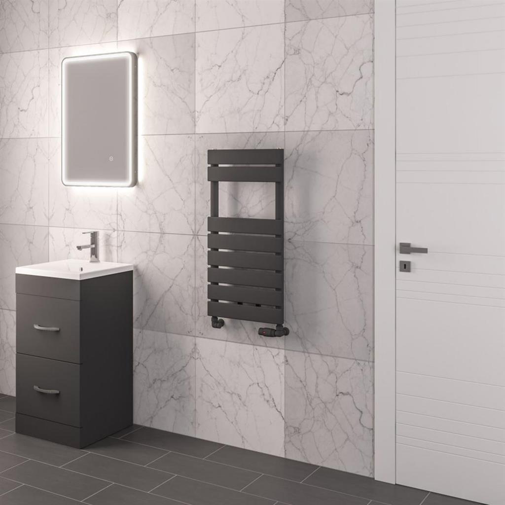Eastbrook Addington Type10 Designer Towel Radiator 790mm x 400mm - Matt Anthracite - 91.0070 - TAP 'N' SHOWER
