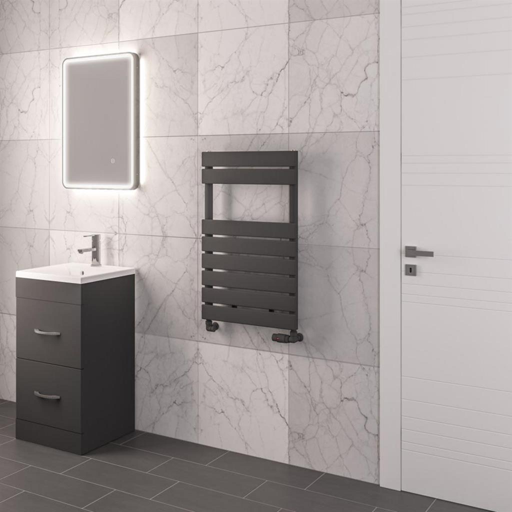 Eastbrook Addington Type10 Designer Towel Radiator 790mm x 500mm - Matt Anthracite - 91.0073 - TAP 'N' SHOWER