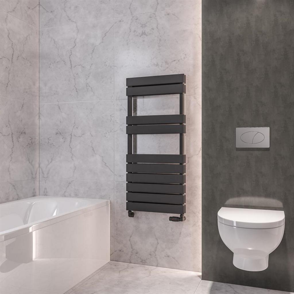 Eastbrook Addington Type20 Designer Towel Radiator 1110mm x 500mm - Matt Anthracite - 91.0121 - TAP 'N' SHOWER
