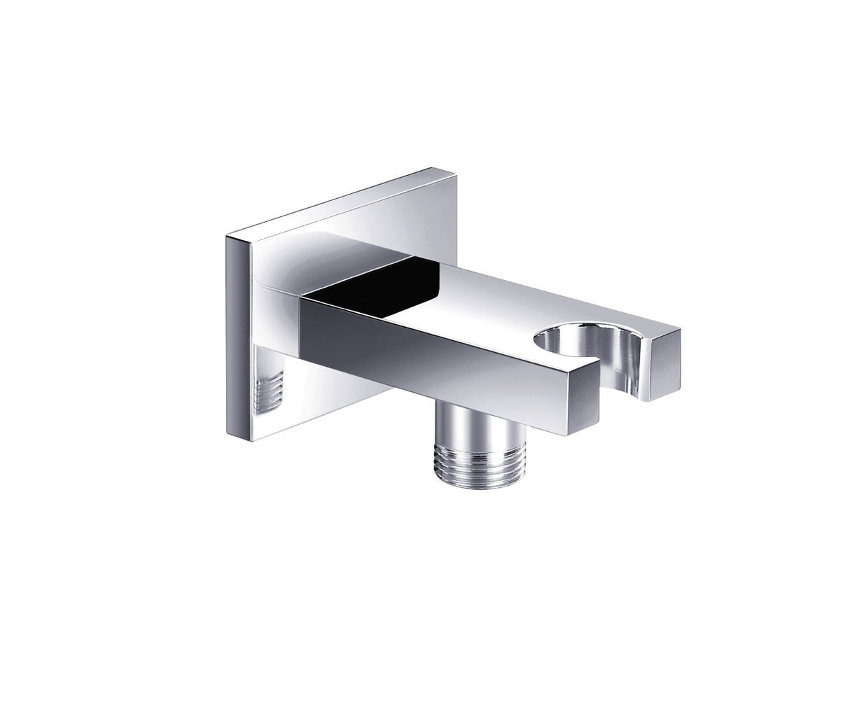 JTP Square Wall Outlet with Holder - Chrome - 30212