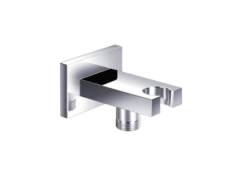 JTP Square Wall Outlet with Holder - Chrome - 30212