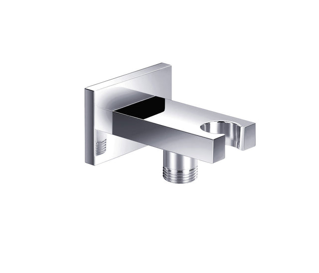 JTP Square Wall Outlet with Holder - Chrome - 30212