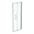 Ideal Standard I.life Infold Door W/ Idealclean Clear Glass 800mm - Bright Silver Finish - T4927EO - TAP 'N' SHOWER