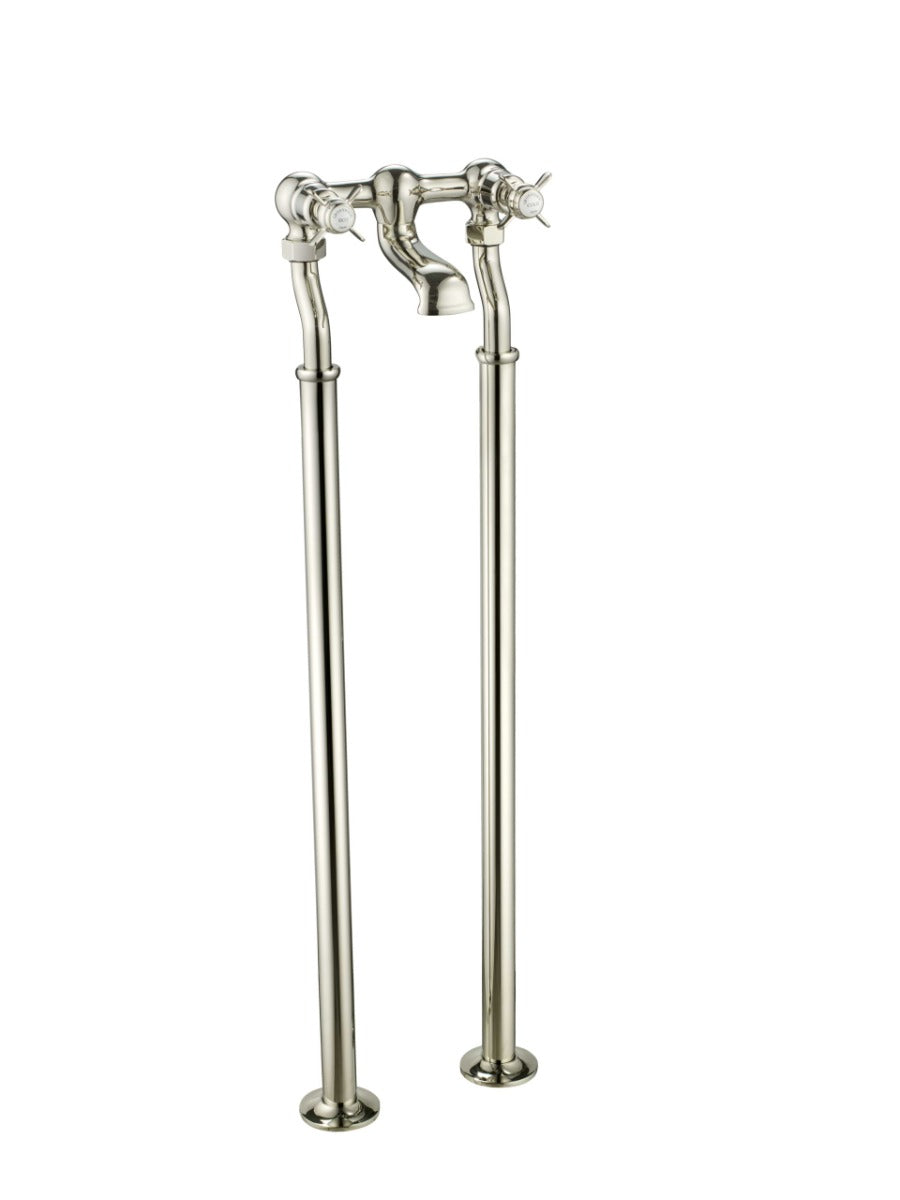 JTP Grosvenor Freestanding Bath Filler - Nickel - 98275FSNK
