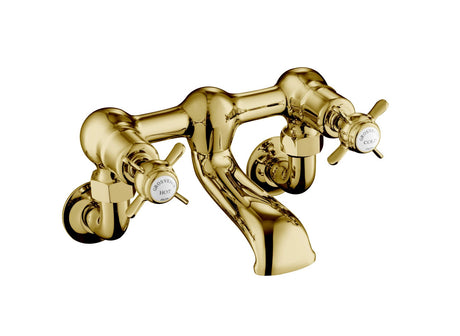 JTP Bath Filler Wall Mounted - Antique Brass - 98223WMG