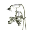 JTP Bath Shower Mixer Wall Mounted with Kit - Nickel - 98275WMNK - TAP 'N' SHOWER