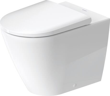Duravit D-neo Back To Wall Rimless Toilet Pan - Matt Satin White - 2003092600