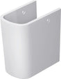 Duravit Durastyle 230mm Semi Pedestal - White - 0858300000 - TAP 'N' SHOWER