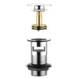 Rak Click Clack Deluxe Easy Clean Slotted Basin Waste - Chrome - RAKCCW003