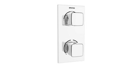 Bristan Cobalt Integral Diverter Thermostatic Recessed Dual Control Va
