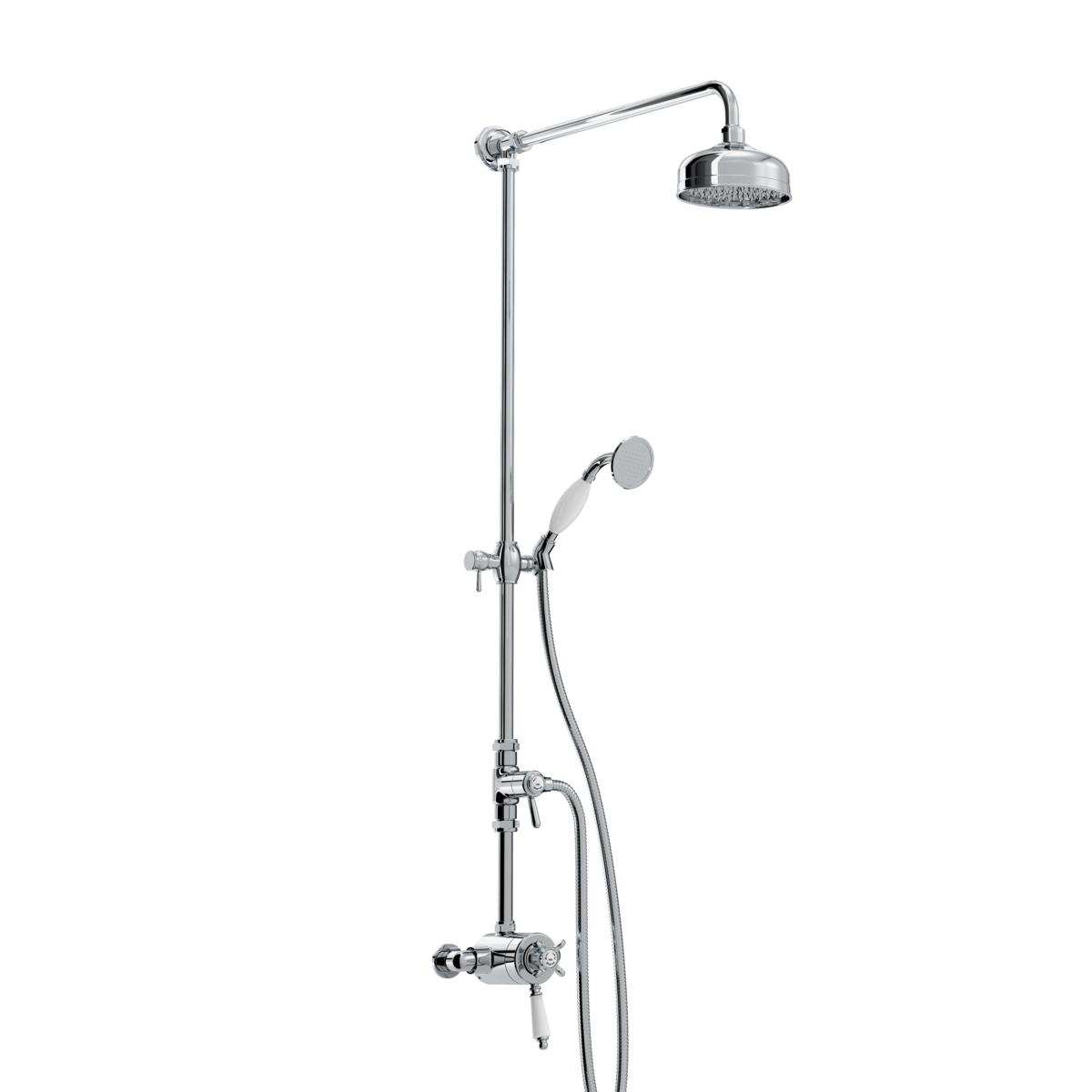 Bristan 1901 Exposed Concentric Shower Valve with Diverter and Rigid R